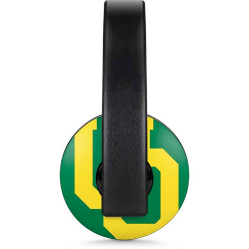 University of Oregon UO on Green PlayStation 4 Gold Wireless Headset Skin