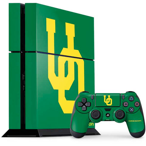 University of Oregon UO on Green PlayStation PS4 Skins