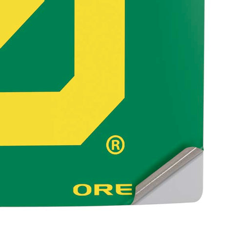 University of Oregon UO on Green PS5 Pro Disk Console Skin