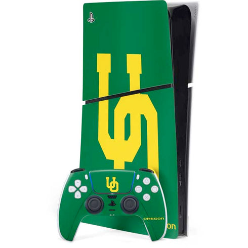 University of Oregon UO on Green PlayStation PS5 Skins