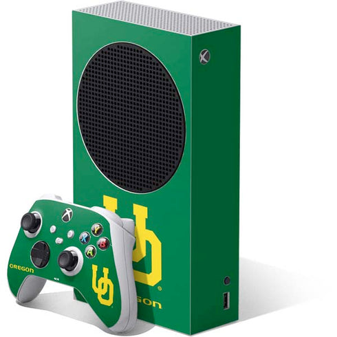 University of Oregon UO on Green Xbox Series S Skins