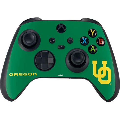 University of Oregon UO on Green Xbox Series X Bundle Skin