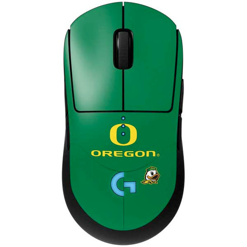 University of Oregon Yellow O with Text G Pro Wireless Gaming Mouse Skin