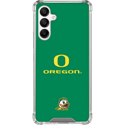 University of Oregon Yellow O with Text Galaxy A16 5G Clear Case