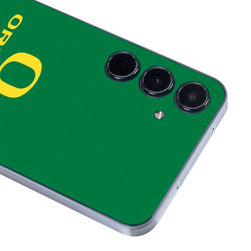 University of Oregon Yellow O with Text Galaxy A35 5G Skin