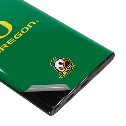 University of Oregon Yellow O with Text Galaxy Note 10 Plus Skin