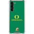 University of Oregon Yellow O with Text Galaxy S24 FE Clear Case