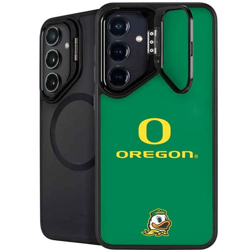 University of Oregon Yellow O with Text Galaxy S25 Plus Kickstand Case