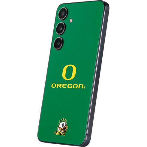 University of Oregon Yellow O with Text Galaxy S25 Plus Skin