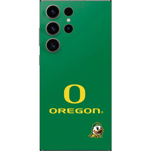 University of Oregon Yellow O with Text Galaxy S24 Ultra Skin