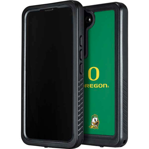 University of Oregon Yellow O with Text Galaxy S24 Waterproof Case