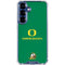 University of Oregon Yellow O with Text Galaxy S25 Clear Case