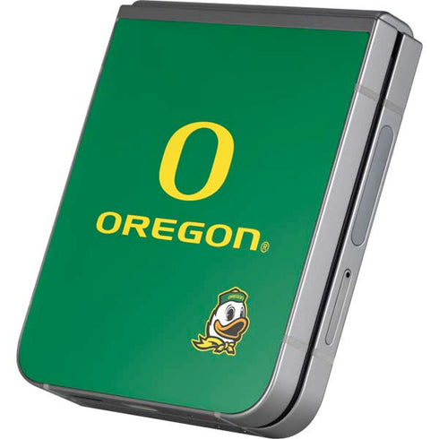University of Oregon Yellow O with Text Galaxy Z Flip6 Skin
