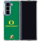 University of Oregon Yellow O with Text Galaxy Z Fold5 5G Clear Case