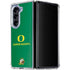 University of Oregon Yellow O with Text Galaxy Z Fold5 5G Clear Case
