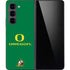 University of Oregon Yellow O with Text Galaxy Z Fold5 5G Skin