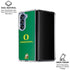 University of Oregon Yellow O with Text Galaxy Z Fold6 Clear Case