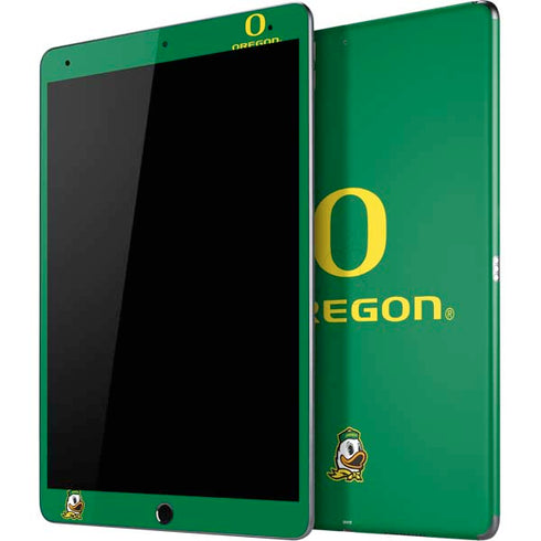 University of Oregon Yellow O with Text iPad Skins