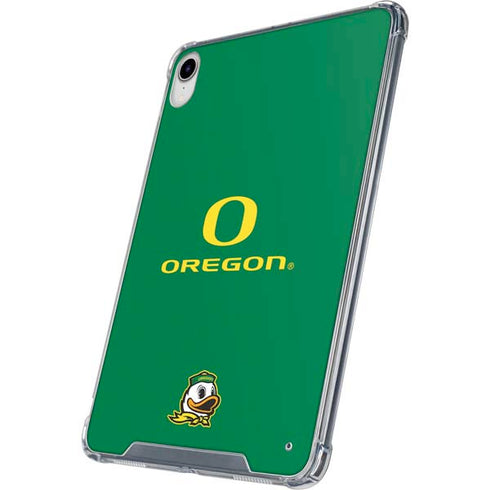 University of Oregon Yellow O with Text iPad 11th Gen (2025) Clear Case