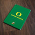 University of Oregon Yellow O with Text Apple iPad Skin