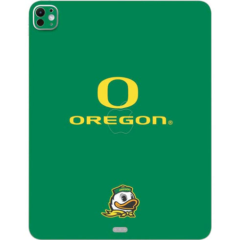 University of Oregon Yellow O with Text iPad Pro 13in M4 (2024) Skin