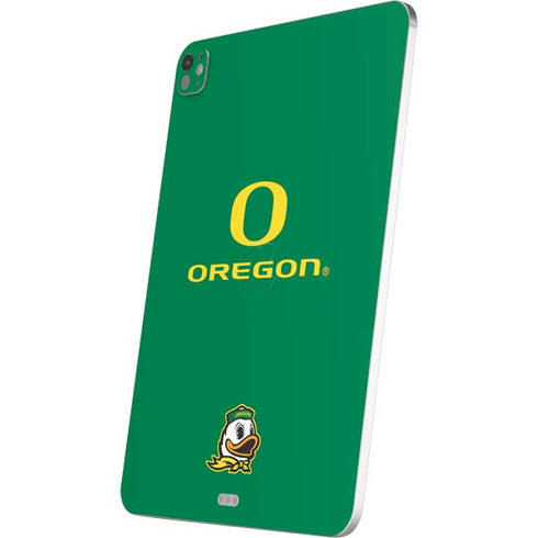 University of Oregon Yellow O with Text iPad Pro 13in M4 (2024) Skin