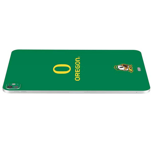 University of Oregon Yellow O with Text iPad Pro 13in M4 (2024) Skin