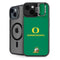 University of Oregon Yellow O with Text iPhone 15 Kickstand Case