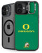 University of Oregon Yellow O with Text iPhone 16 Kickstand Case