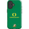 University of Oregon Yellow O with Text iPhone 16 Plus Impact Case