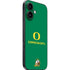 University of Oregon Yellow O with Text iPhone 16 Plus Skin