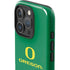 University of Oregon Yellow O with Text iPhone 16 Pro Max Impact Case