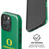 University of Oregon Yellow O with Text iPhone 16 Pro Max Magsafe Impact Case