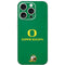 University of Oregon Yellow O with Text iPhone 16 Pro Skin
