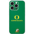 University of Oregon Yellow O with Text iPhone 16 Pro Skin