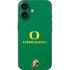 University of Oregon Yellow O with Text iPhone 16 Skin