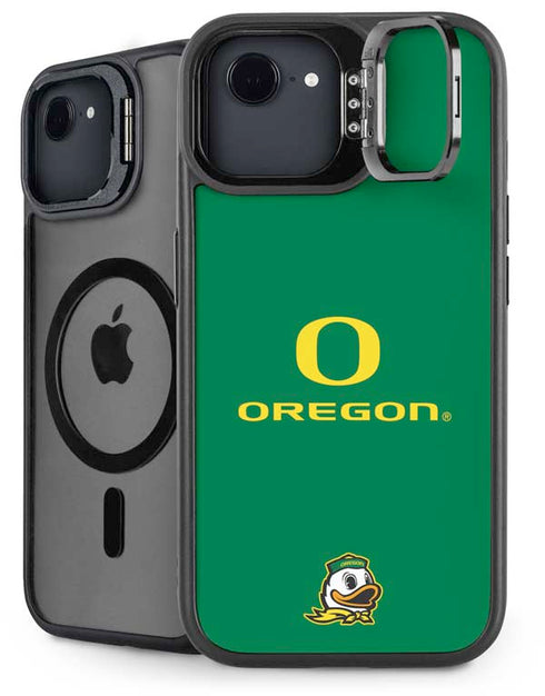 University of Oregon Yellow O with Text iPhone 16e Kickstand Case