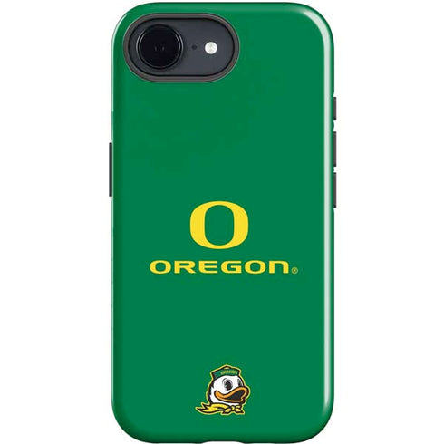University of Oregon Yellow O with Text iPhone 16e Impact Case