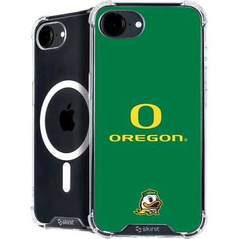 University of Oregon Yellow O with Text iPhone 16e MagSafe Case