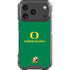 University of Oregon Yellow O with Text iPhone 18 Pro Clear Case