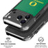 University of Oregon Yellow O with Text iPhone 18 Pro Clear Case