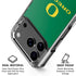 University of Oregon Yellow O with Text iPhone 18 Pro Clear Case
