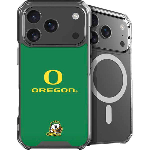 University of Oregon Yellow O with Text iPhone 18 Pro MagSafe Case