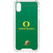 University of Oregon Yellow O with Text iPhone XS Clear Case