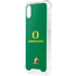 University of Oregon Yellow O with Text iPhone XS Clear Case