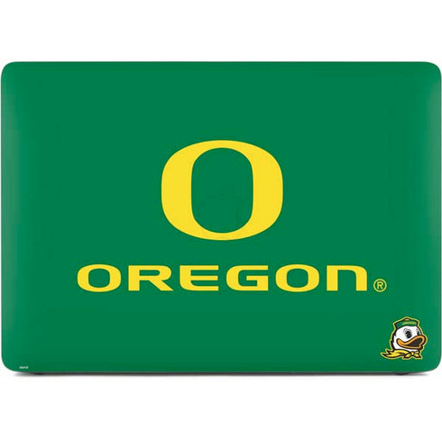 University of Oregon Yellow O with Text Apple MacBook Air Skin