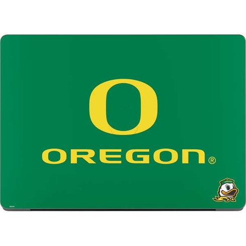 University of Oregon Yellow O with Text Apple MacBook Pro 14-inch Skin