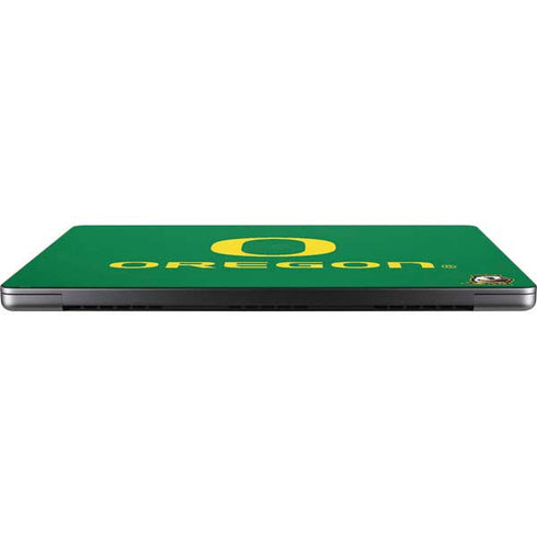 University of Oregon Yellow O with Text Apple MacBook Pro 14-inch Skin