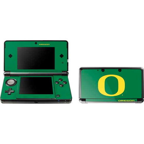 University of Oregon Yellow O on Green Nintendo Skins