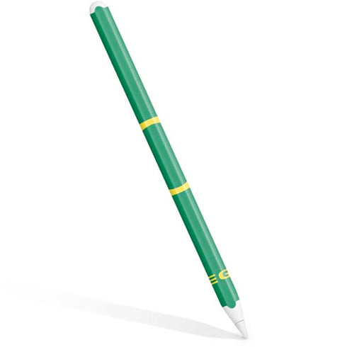 University of Oregon Yellow O on Green Apple Pencil (2nd Gen 2019) Skin